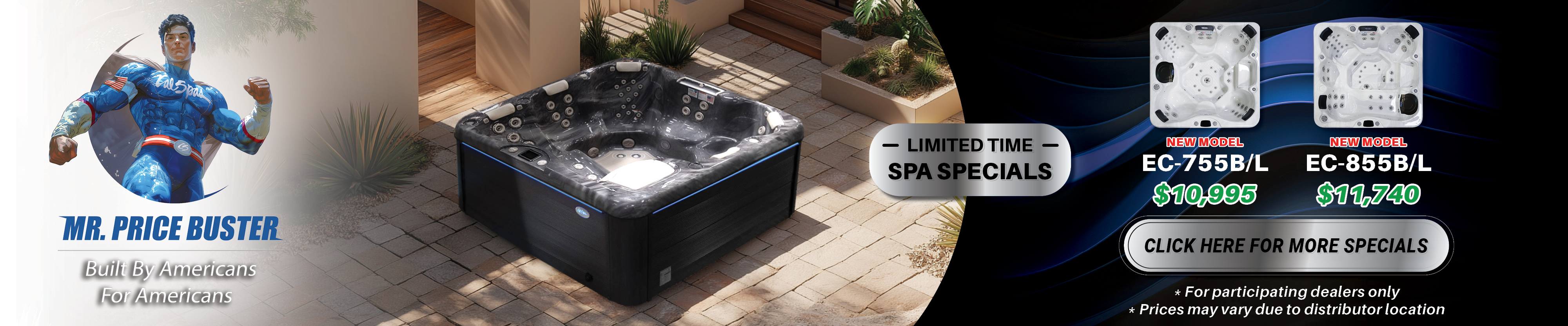 Calspas hot tub being used in a family setting - Lorain
